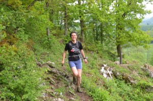 boven de rotsen van Hotton